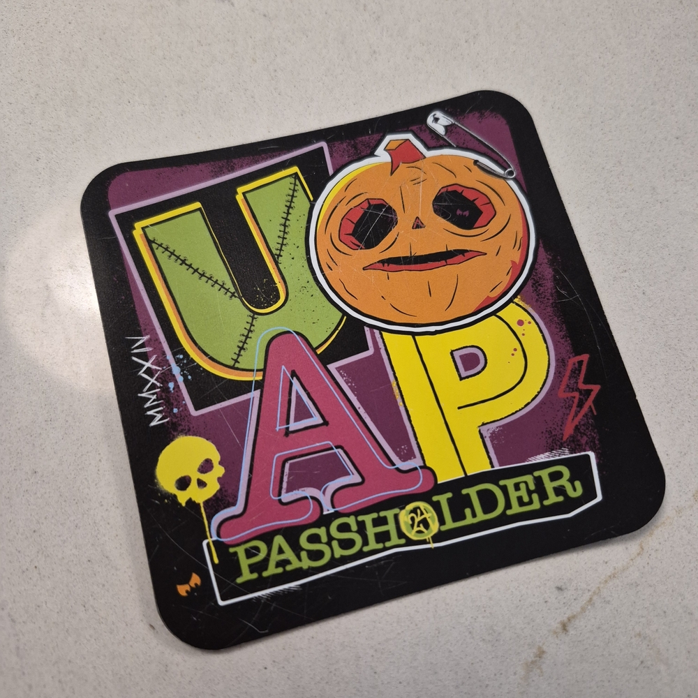 Halloween Themed Kids Passholder Coaster